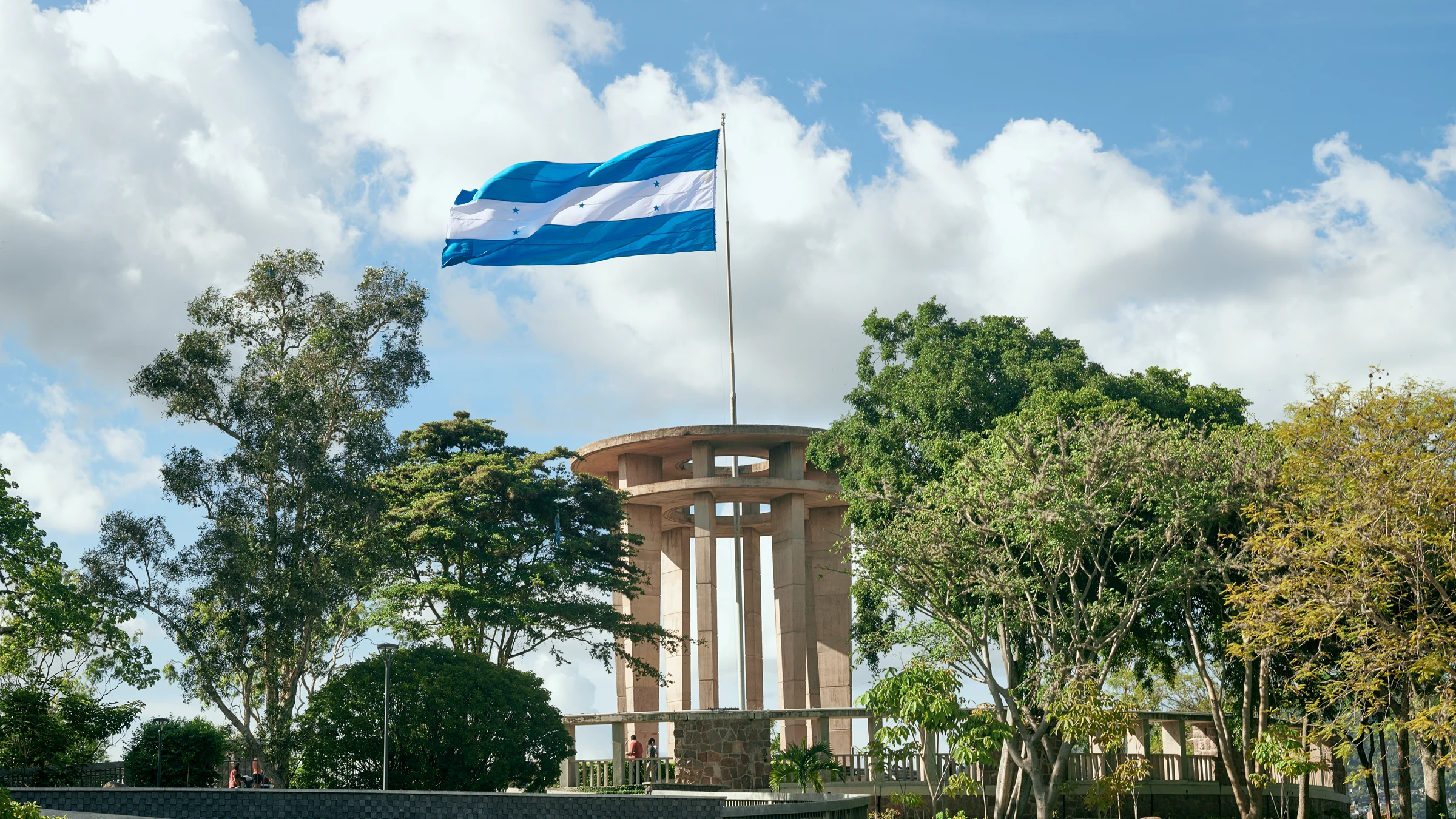 Pabellón Nacional de Honduras en el cerro Juana Laínez