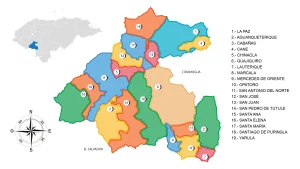 Mapa del Departamento de La Paz